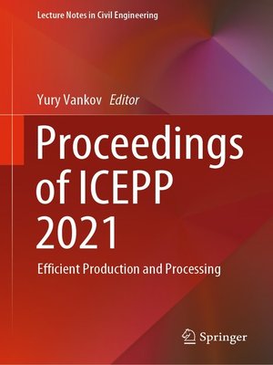 cover image of Proceedings of ICEPP 2021